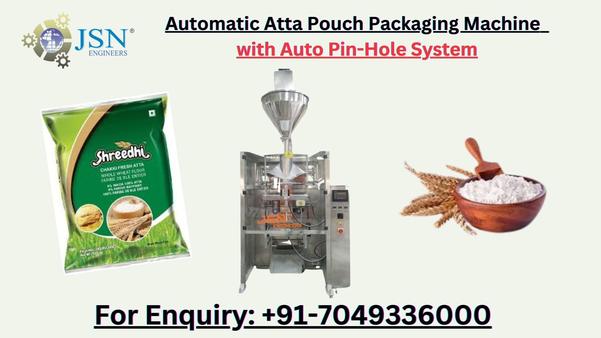 Automatic Atta Pouch Packaging Machine with Auto P