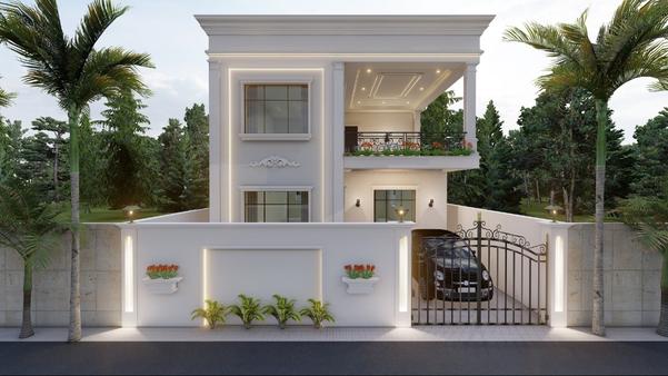 'Detailed front elevation high