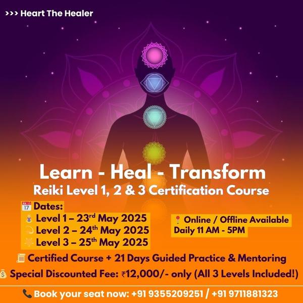online reiki healing workshop