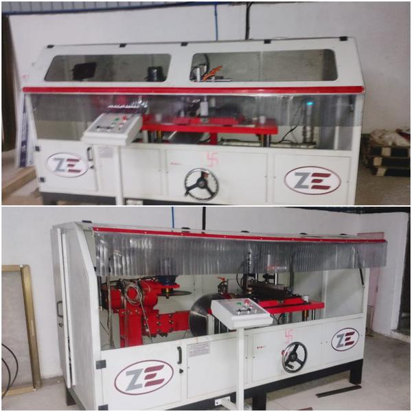 Curtain wall notching machine 