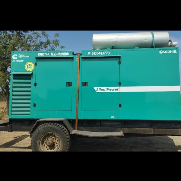 rent silent dg sets for constr