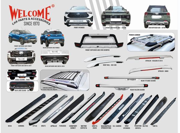 c track abs plastick rear cras