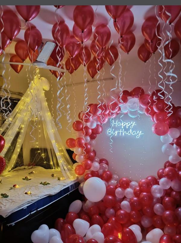 walkeshwar balloon decoration