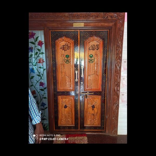 solid wood carved doors in thi