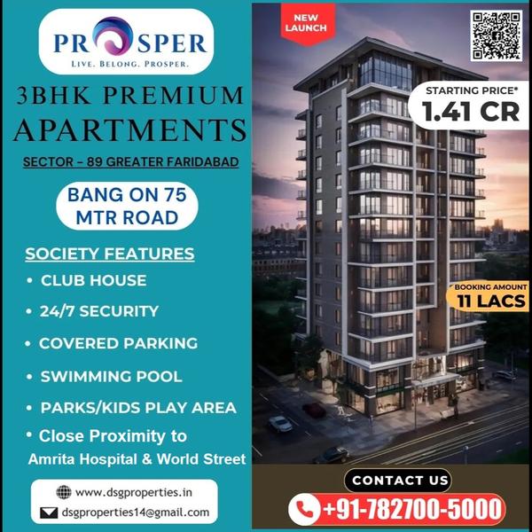 neharpar prime location 3 bhk 
