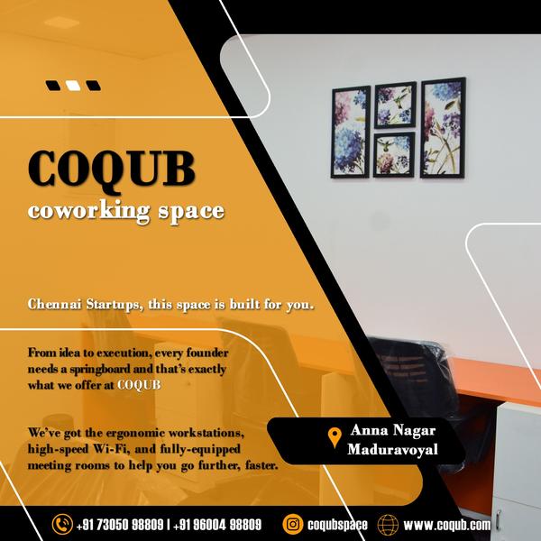 best coworking space in chenna