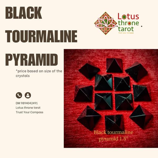black tourmaline pyramid