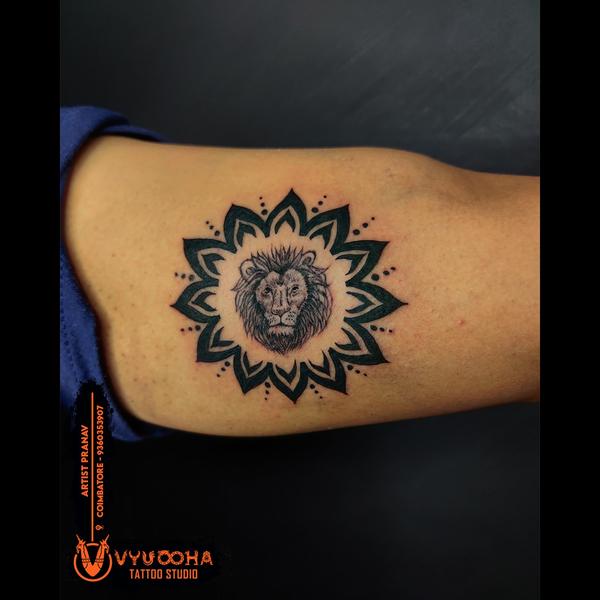 majestic lion tattoo