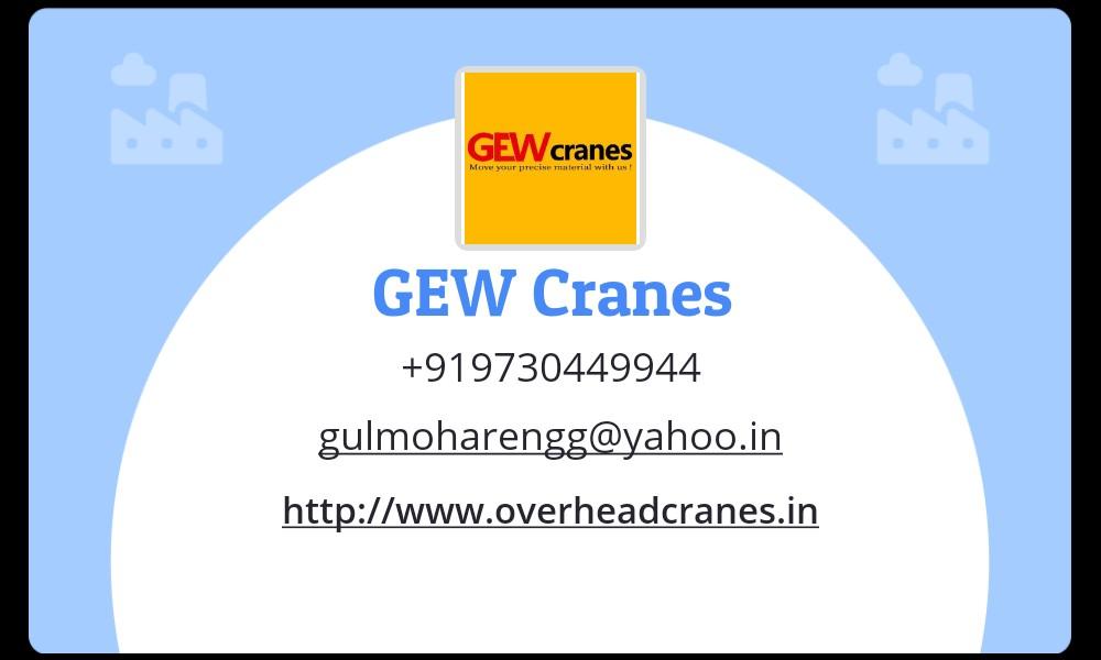Overhead crane manufacturers in Surat, Gujarat