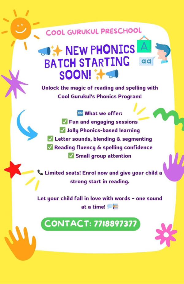 🗣️ New Phonics Batch Sta