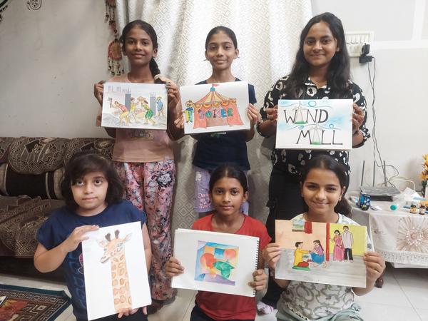 Online watercolor painting cla