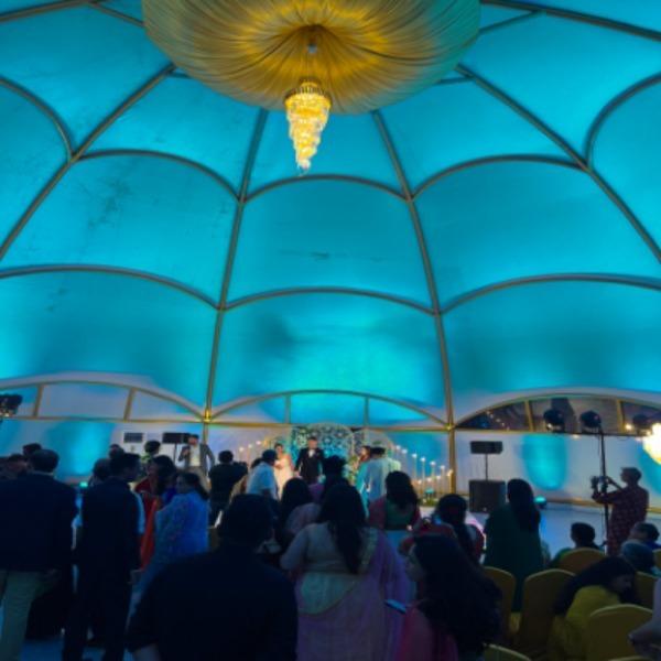 indoor wedding setups
