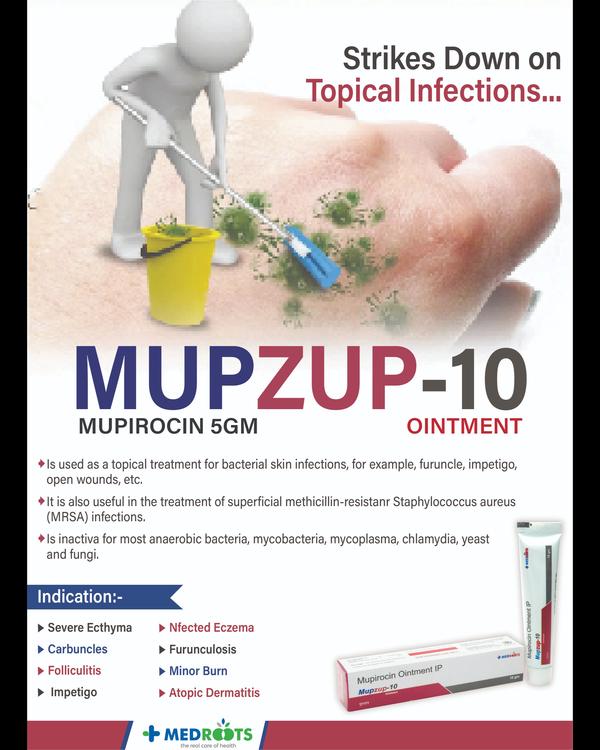 MUPZUP (Mupirocin Ointment) - Advanced Topical Ant