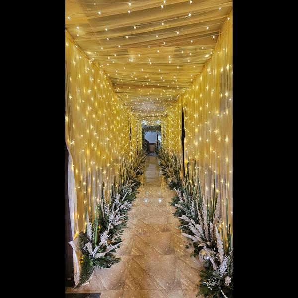 coordinated wedding table setu