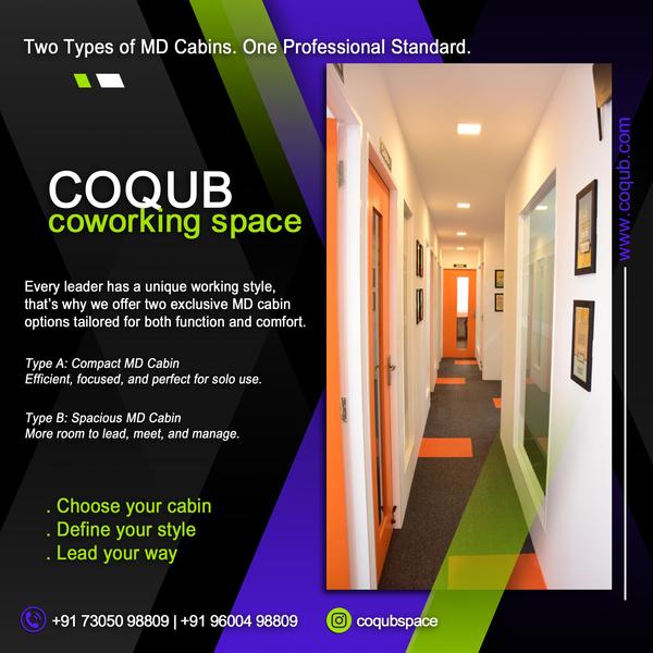 flexible office space with hig