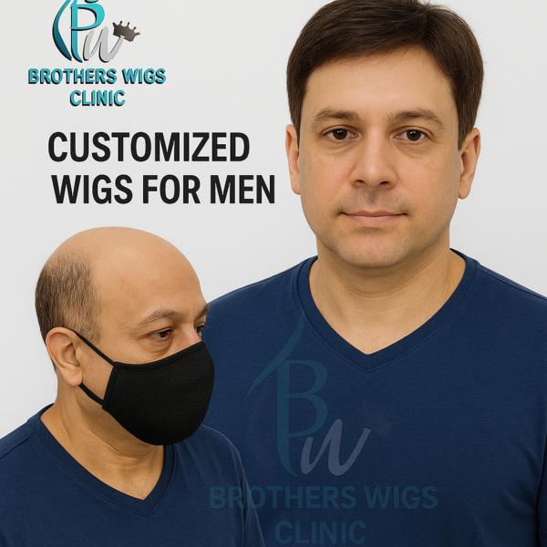 customize ladies hair wig in a