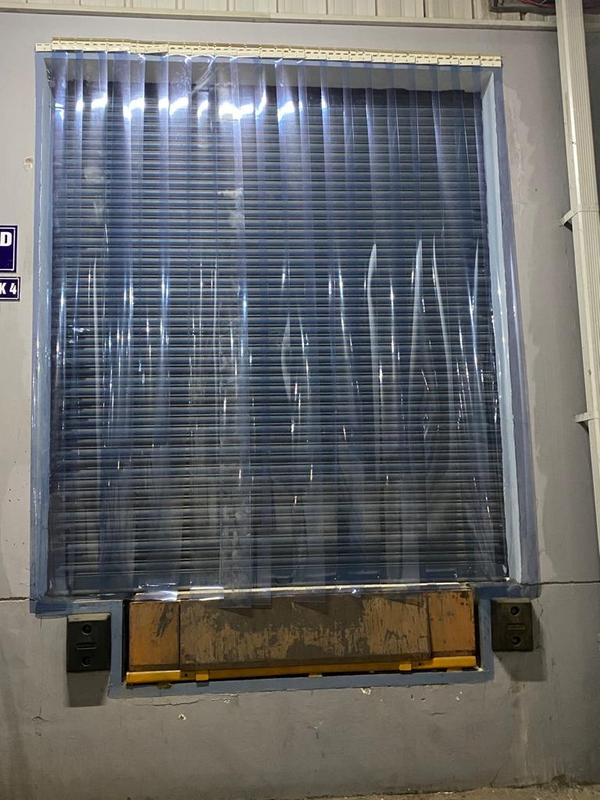 pvc strip curtain partition wa