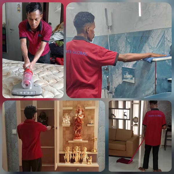 Flat cleaning services in Erna