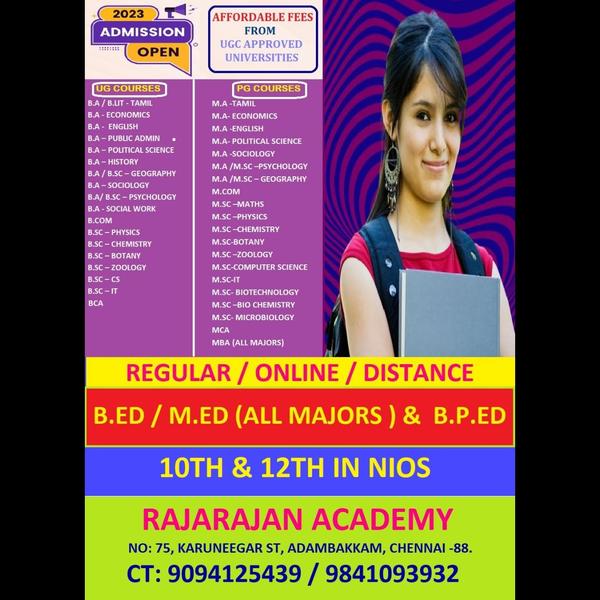 ADMISSION OPEN UG COURSES