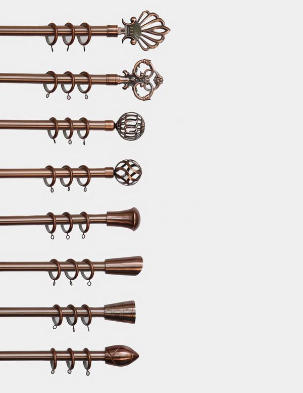adjustable curtain rod for win