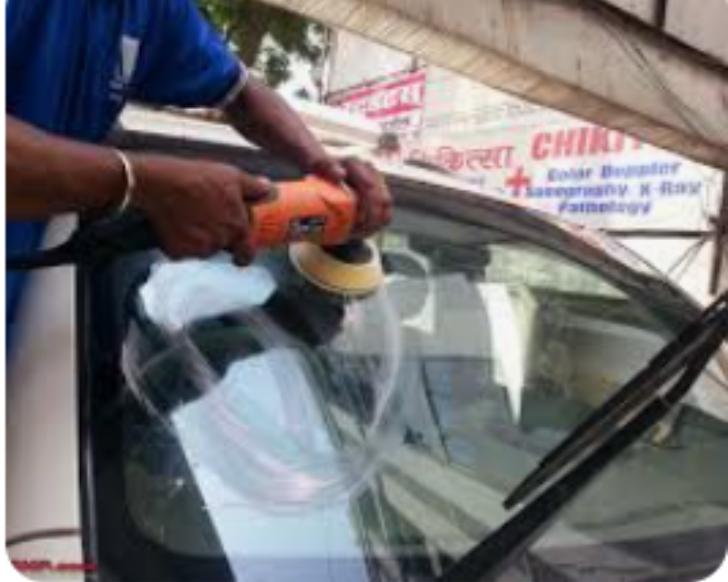 front and back glass polishing