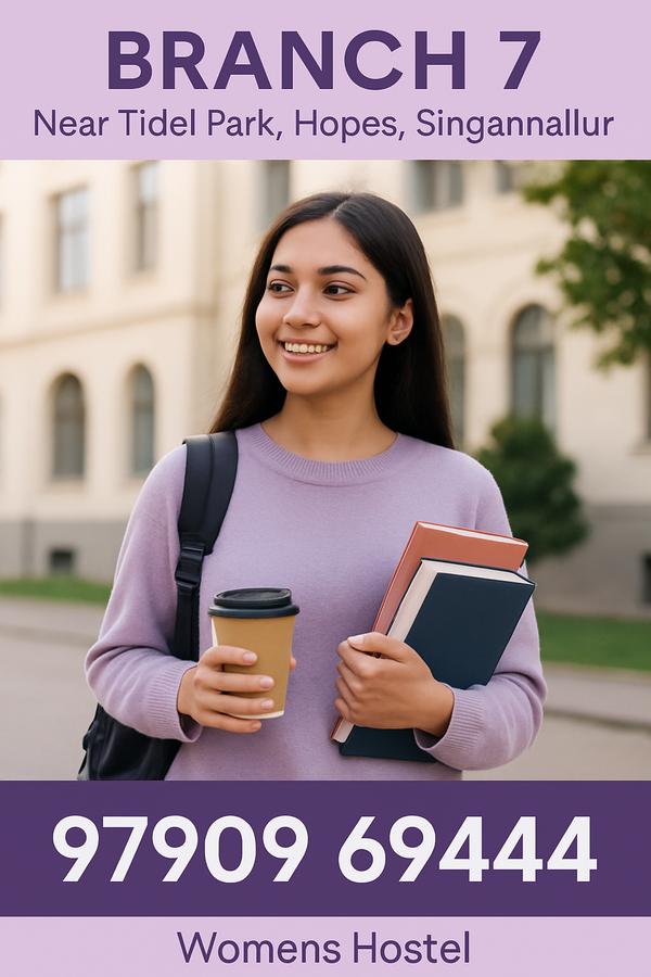 hostel close to tidel park