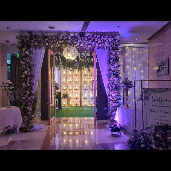 open lawn lunch setup chandiga