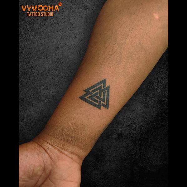 valknut tattoo design coimbato