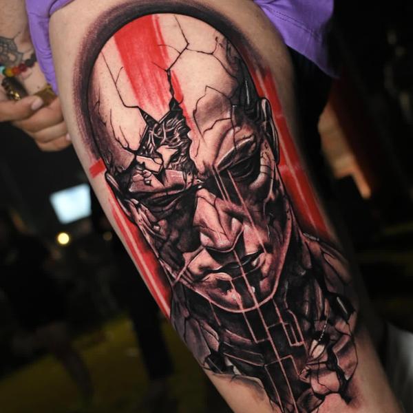 realistic kali maa tattoo