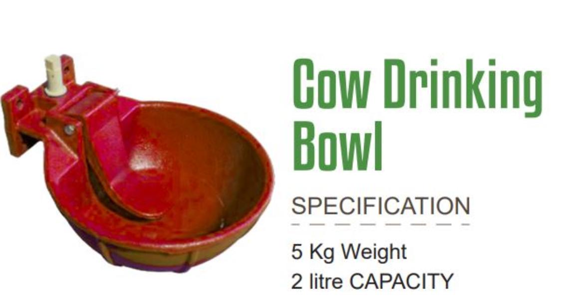stainless steel cow water bowl