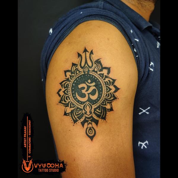 south indian religious tattoo
