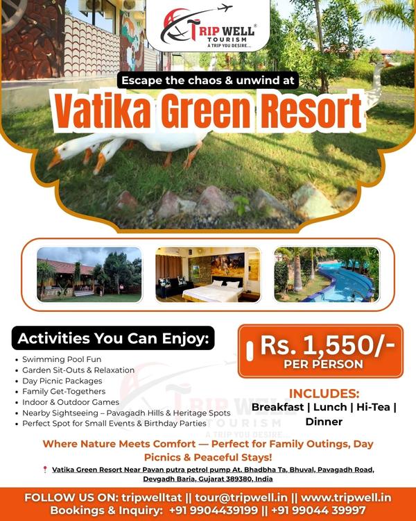 luxury resorts near vadodara