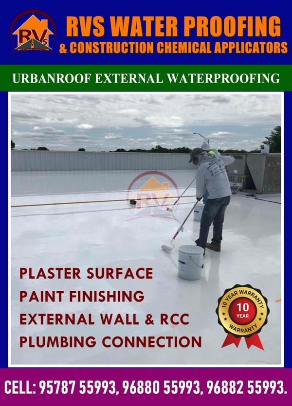 rcc sealing and plaster finish