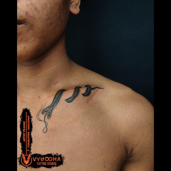 realistic snake tattoo coimbat