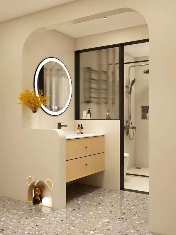 Vanity unit with wpc board ,