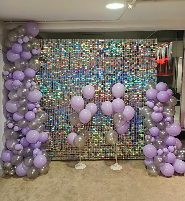 sequence balloon decoration in