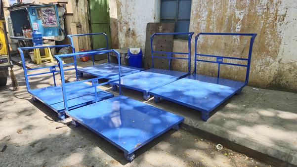 shifting trolley with 180 degr