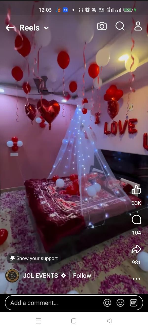 balloon tent decoration in mum
