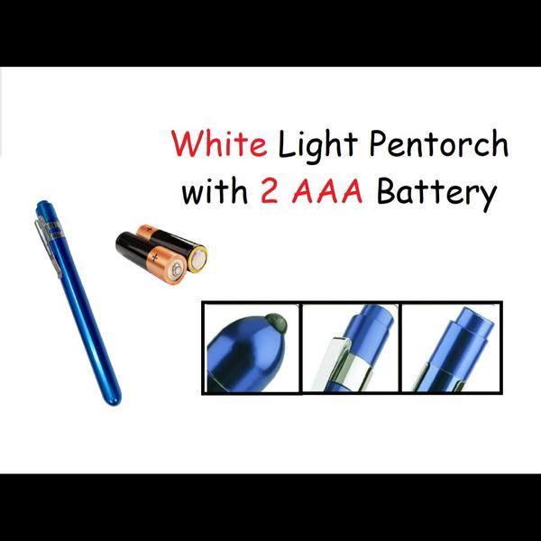 pen torch with battery for nur
