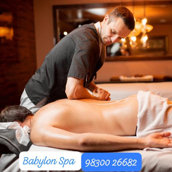 A body massage at Babylon Spa, Kolkata—e