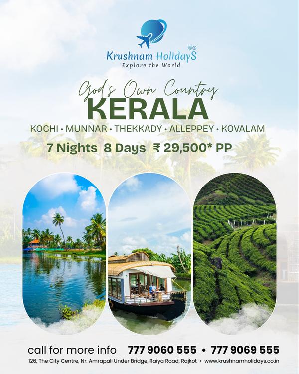 KERALA
🌴 Magical Kerala Getaw