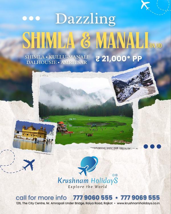 SHIMLA - MANALI
Experience the