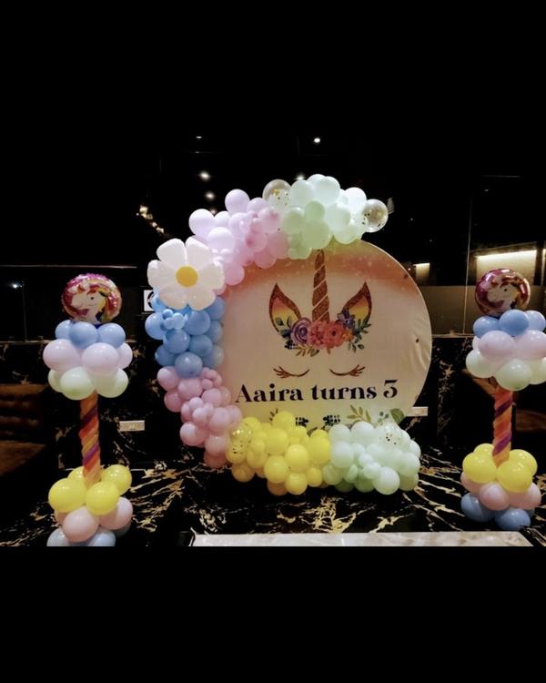 unicon balloon decoration mumb