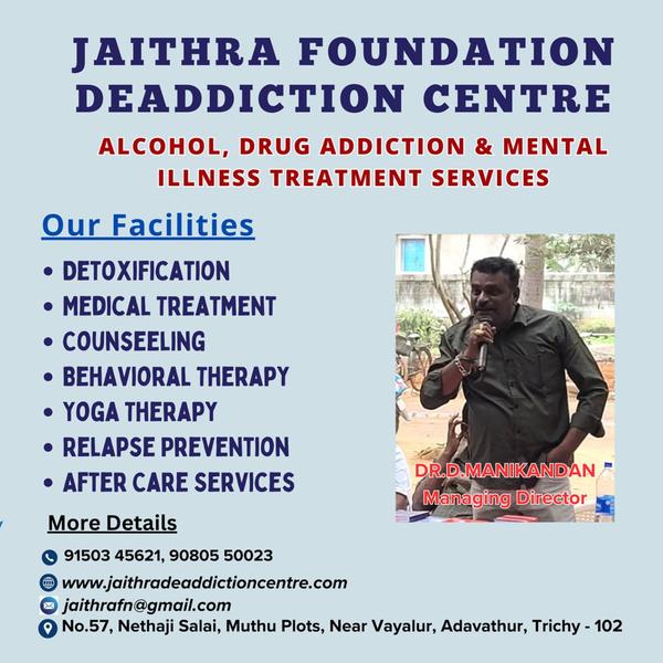 jaithra foundation addiction a