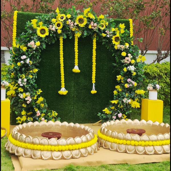 haldi decoration