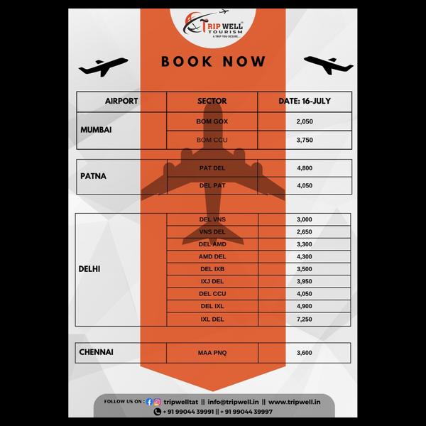 limited seats on major routes