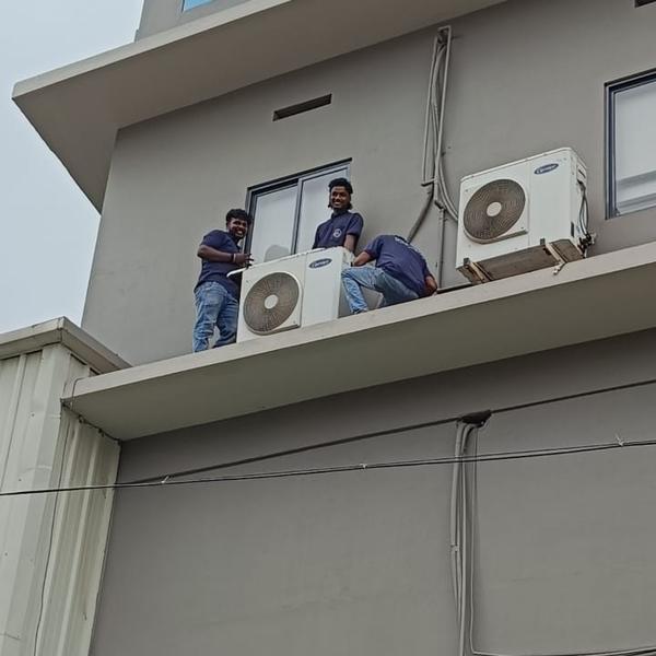 ac installation work