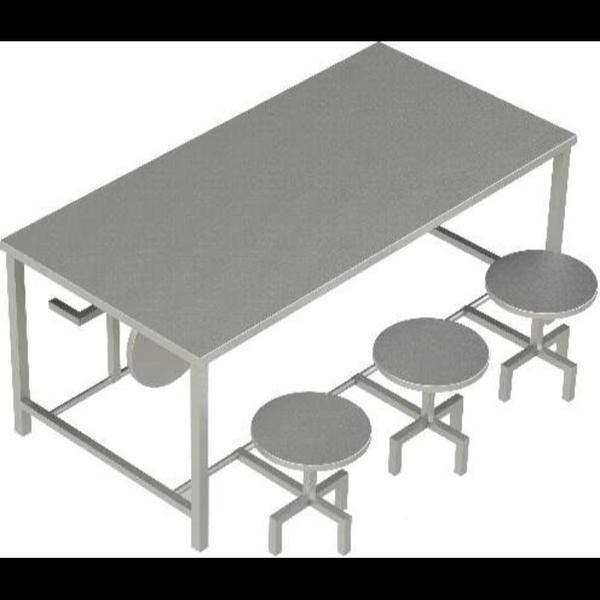 S.S six seater dining table
St