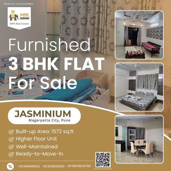 luxurious 3bhk flats in jasmin