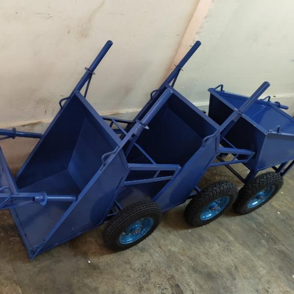 medium duty double wheel barro